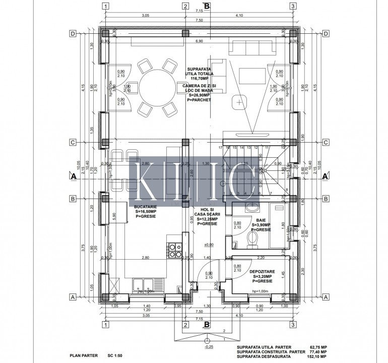 Casa 4 camere de vanzare 117 mpu teren liber 230mp Sibiu in Sura Mica