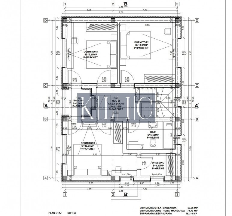 Casa 4 camere de vanzare 117 mpu teren liber 230mp Sibiu in Sura Mica