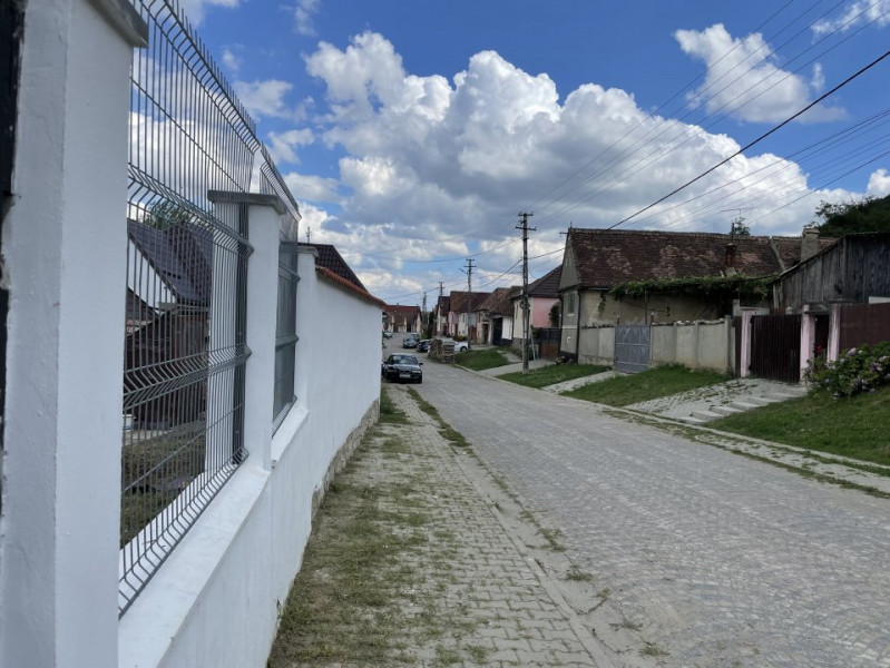 Teren intravilan de vanzare 582mp S+P+1E deschidere 37mp Poplaca Sibiu