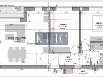 Apartament 3 camere la cheie 58mp complex nou zona Doamna Stanca Sibiu