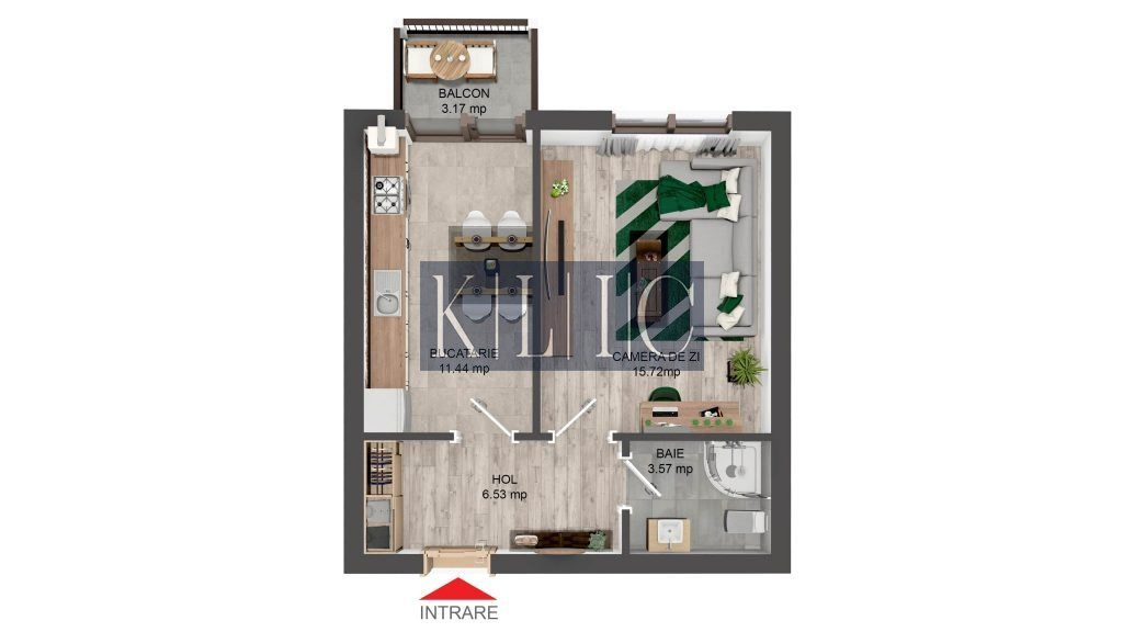 Apartament de vanzare 37,3 mpu gradina 44mp zona Pictor Brana Selimbar