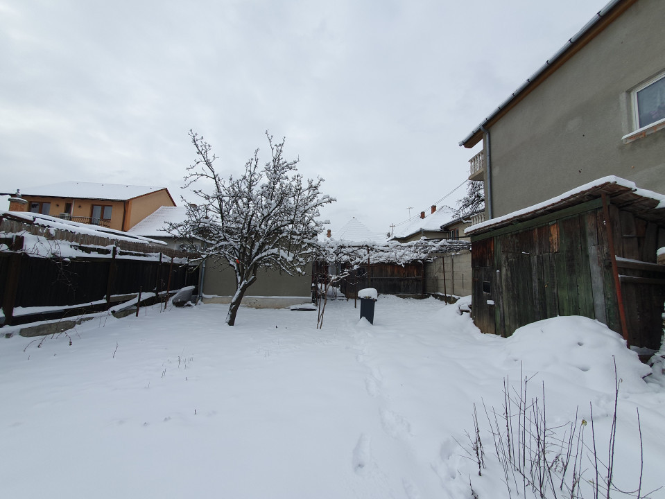 Casa de vanzare 3 camere 450 mp teren acces auto Trei Stejari Sibiu