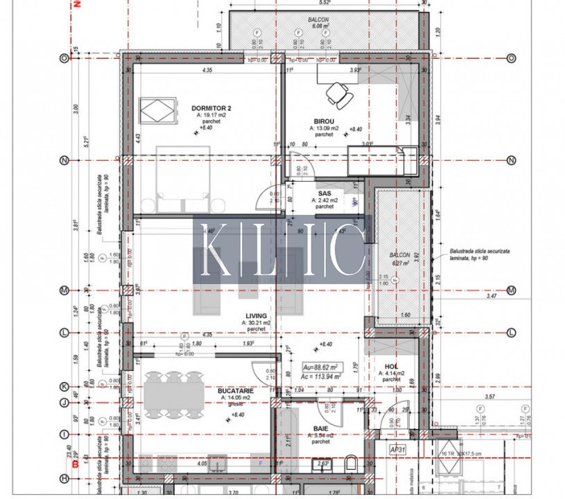 Apartament NOU 3 camere 89mpu etaj 3 2 balcoane parcare Doamna Stanca